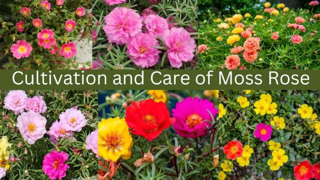 Cultivation, Care and Propagation of Portulaca or Moss rose